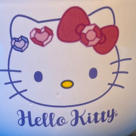 HELLO KITTY Fairy w/ Wand & Gemstones Wide-Mouth  Mug / Bowl ~ Sanrio 2022 - Picture 3 of 11